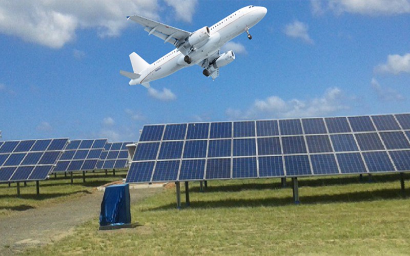 premier aéroport Fonctionnant à l’énergie solaire