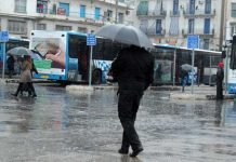 Des pluies sur plusieurs wilayas jusqu'à samedi