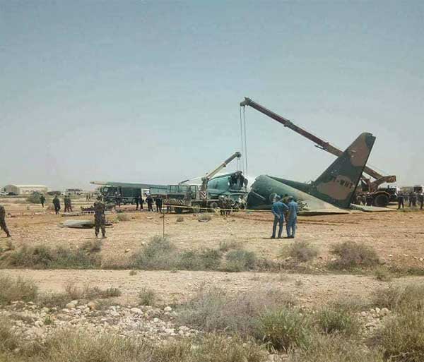 avion militaire de type C-130 a fait une sortie de piste
