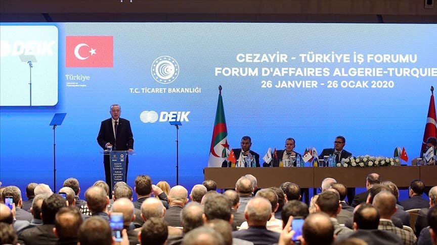 Algérie-Turquie : Erdogan appelle à l’ouverture d'une zone de libre-échange