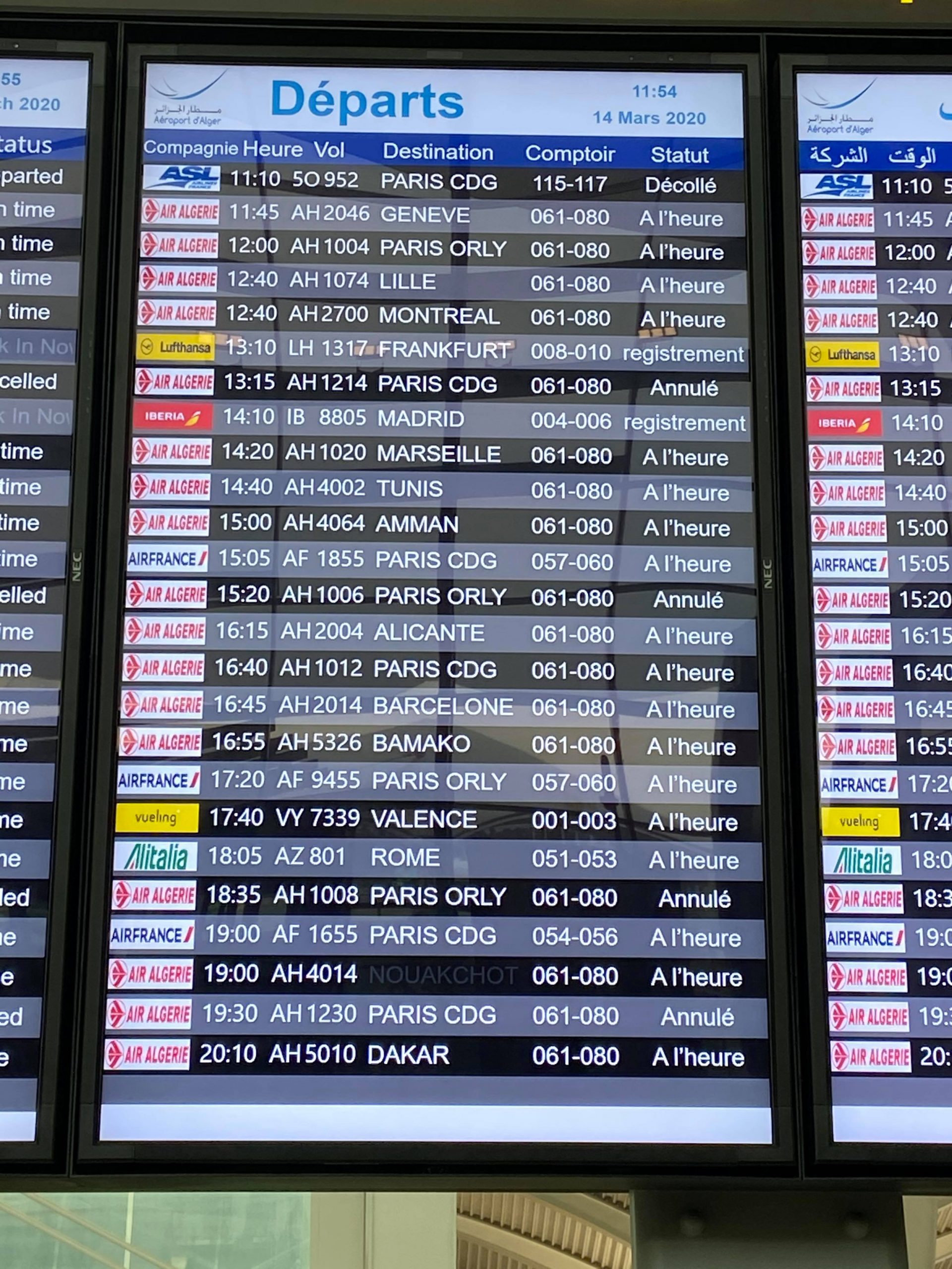 Annulation des vols d'Air Algérie, grande panique dans les aéroports ...