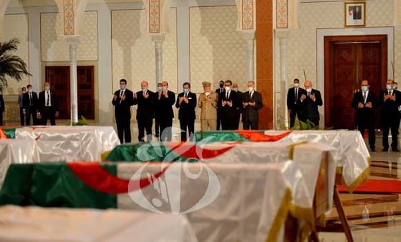 Les restes mortuaires de 24 résistants algériens rapatriés de France