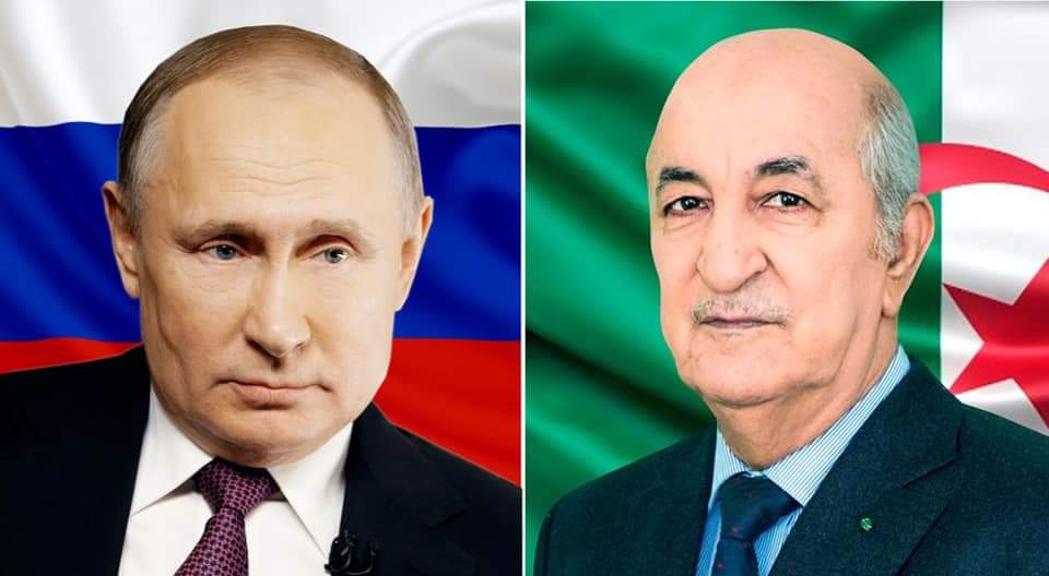 Tebboune reçoit un appel téléphonique de Vladimir Poutine