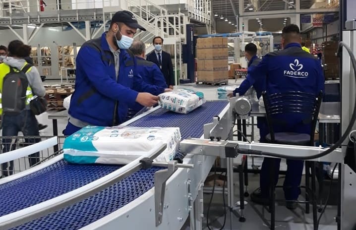 Faderco : Opération d'exportation de produits hygiéniques vers la Tunisie, la Libye et la Grèce