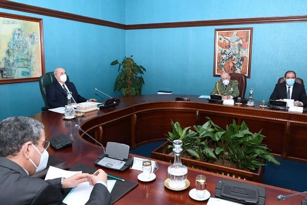 Le président Tebboune préside une réunion du Haut conseil de sécurité