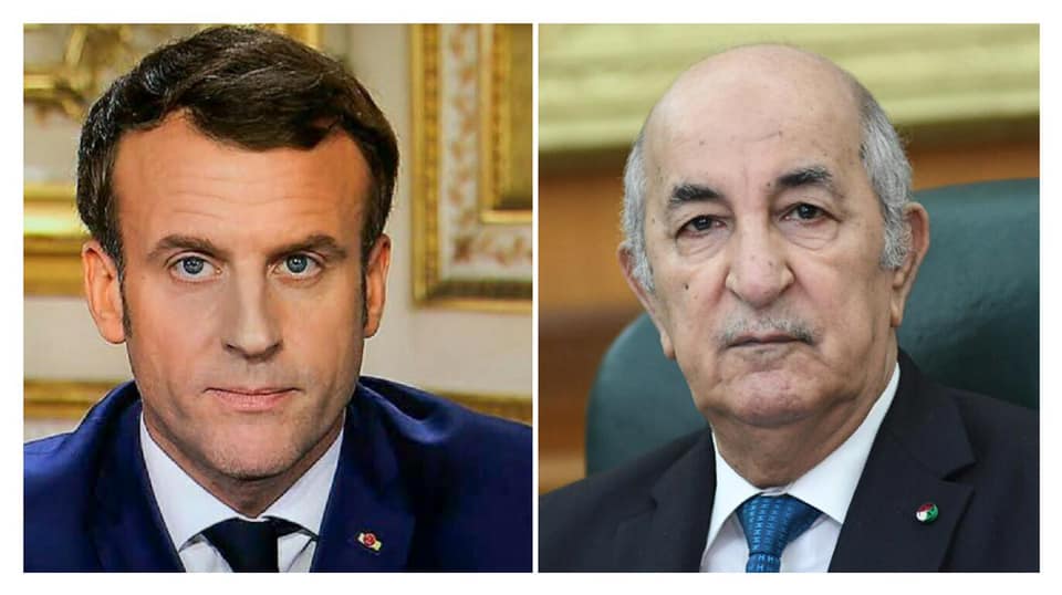 Entretien téléphonique entre le Président Tebboune et son homologue français