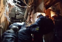 Effondrement d'un immeuble à Alger : un mort et deux disparus