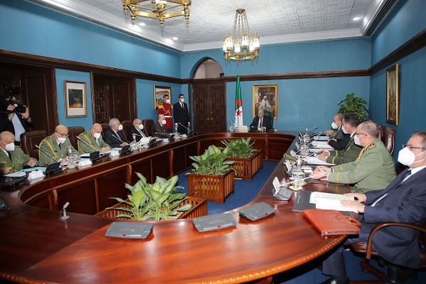 Tebboune a présidé une réunion du Haut conseil de sécurité