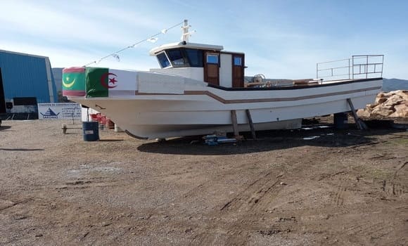 Chantier naval d'Azzeffoun : 1ère opération d’exportation de bateaux de pêche