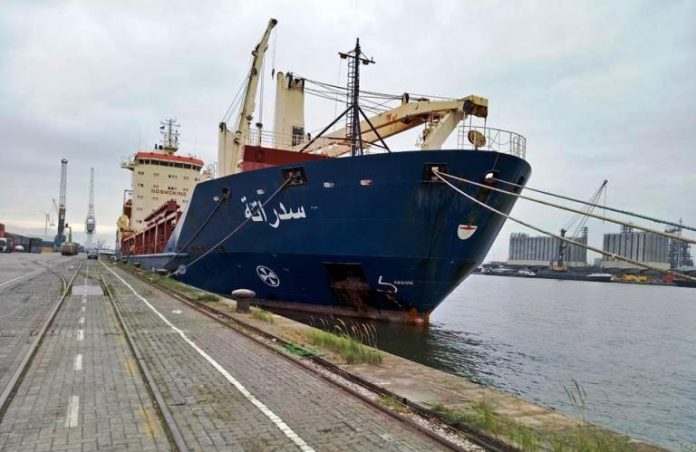 Les navires Timgad et Sedrata toujours bloqués dans un port belge