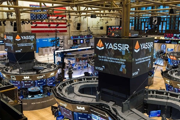 La bourse de New York (NYSE) remercie Yassir pour sa levée de fonds