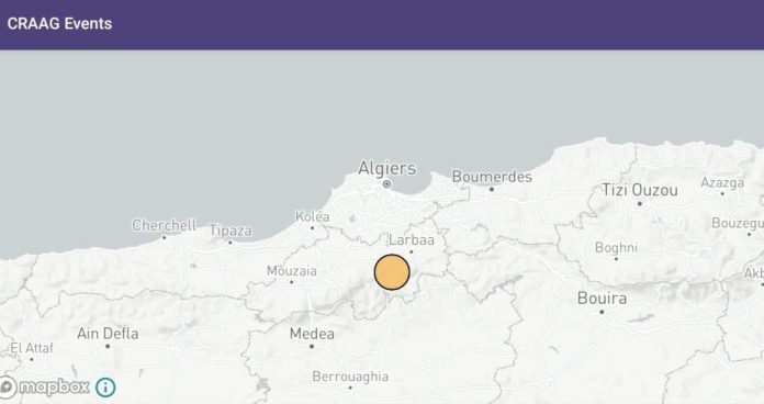 Secousse tellurique de magnitude 4 degrés dans la wilaya de Blida