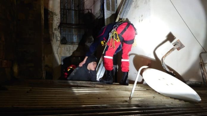 Effondrement des escaliers d'un immeuble à Bab el Oued: 6 familles secourues
