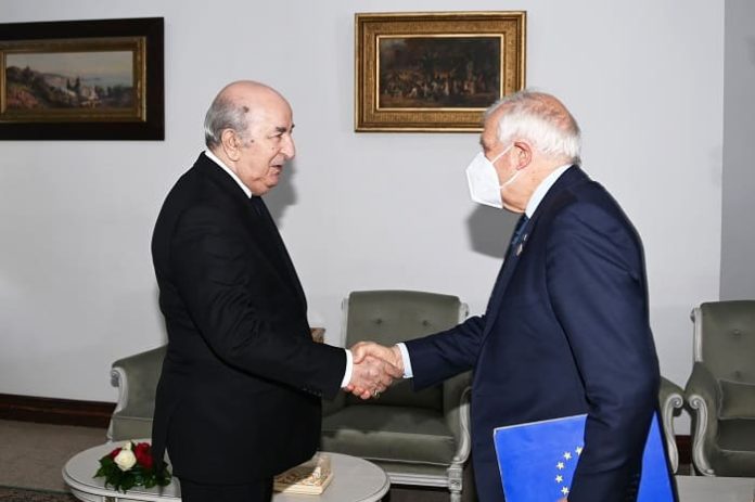 Algérie-UE : Le Président Tebboune reçoit Josep Borrell