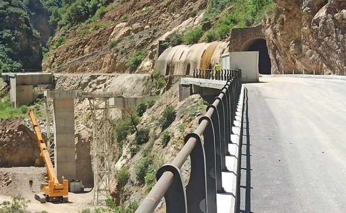 Bejaia : fermeture partielle des tunnels de Kherrata pour une durée d'un mois