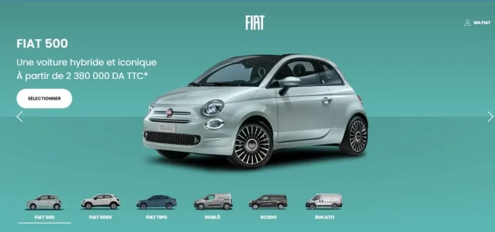 Fiat El Djazaïr Lance une plateforme d'achat en ligne