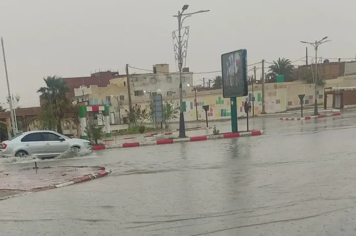 Les pluies continueront d'affecter plusieurs wilayas du Sud jusqu'à lundi