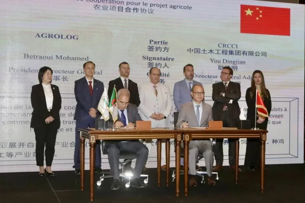 Accord entre Agrolog et le chinois CRCC et contrat entre Condor et la société chinoise Hisense
