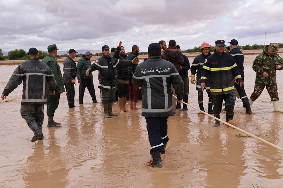 Intempéries en Algérie : 7 morts et 282 personnes secourues en 48h à travers plusieurs wilayas